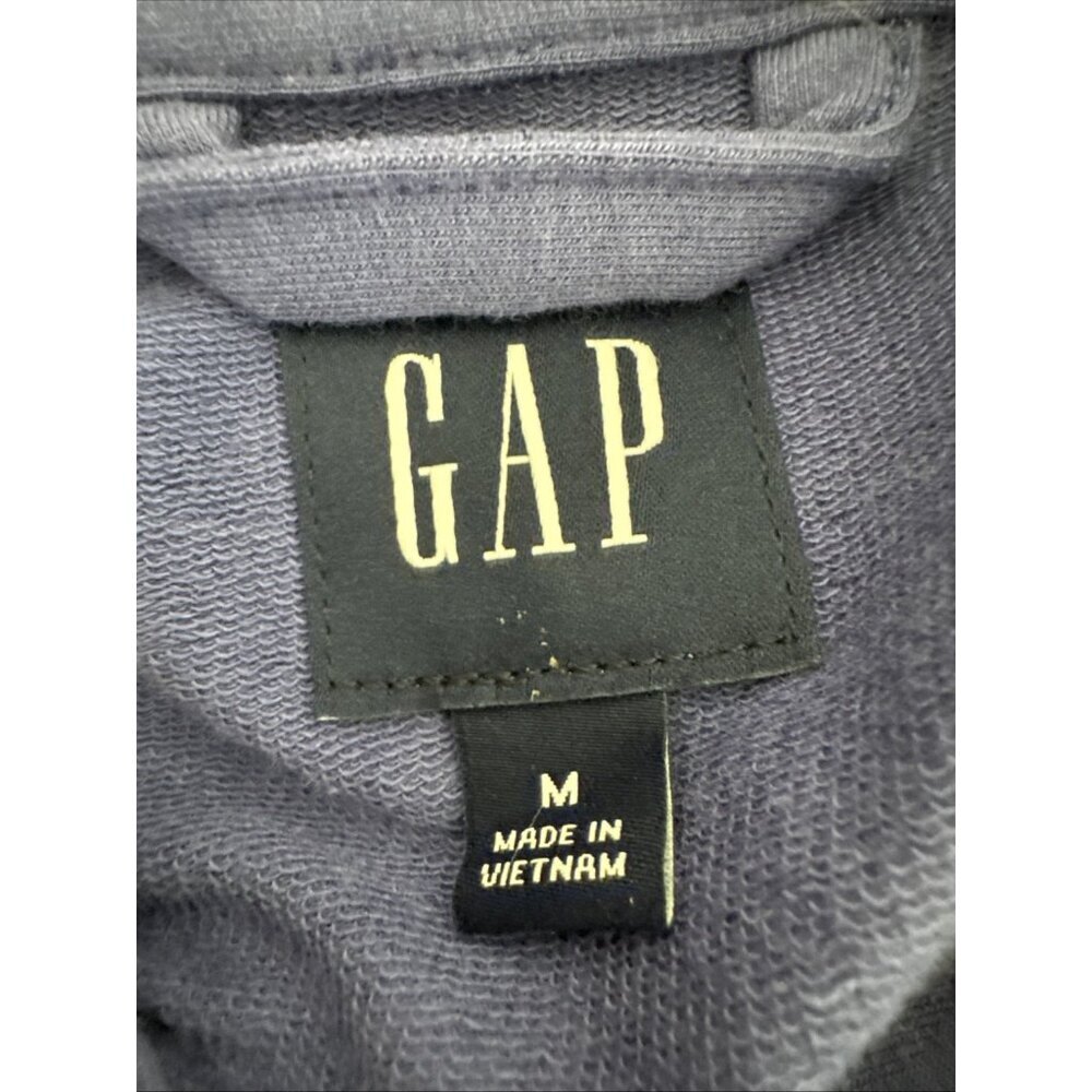Gap Men's M Long Sleeve Knit Button Down Shirt Blue NWT - Picture 7 of 15